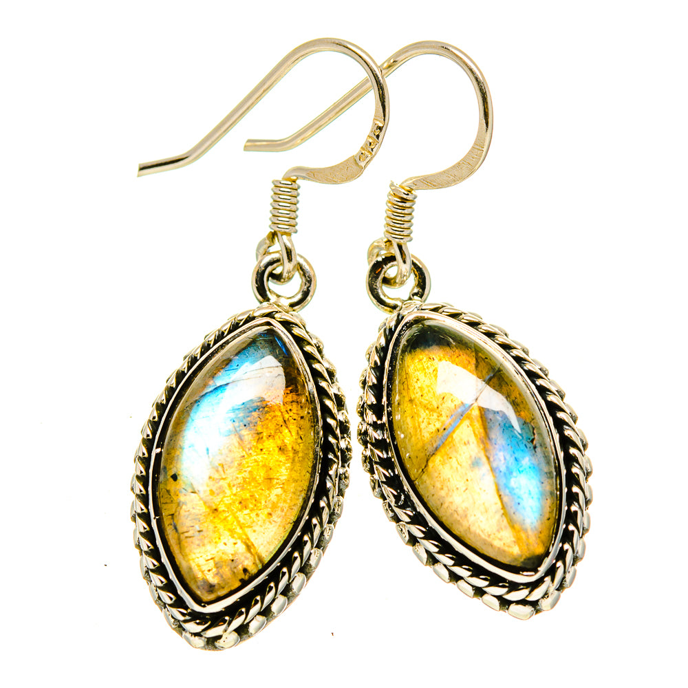 Labradorite Earrings handcrafted by Ana Silver Co - EARR414493