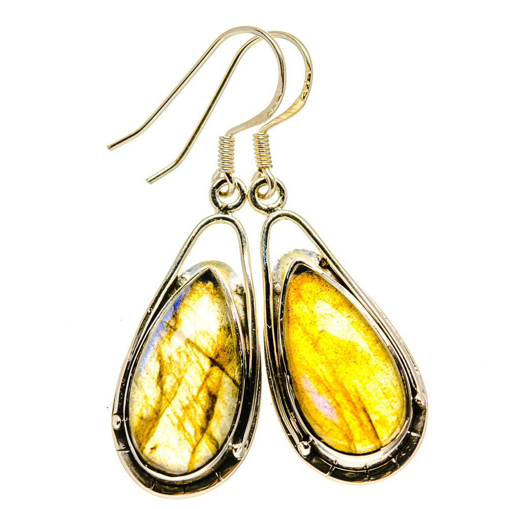 Labradorite Earrings handcrafted by Ana Silver Co - EARR414497
