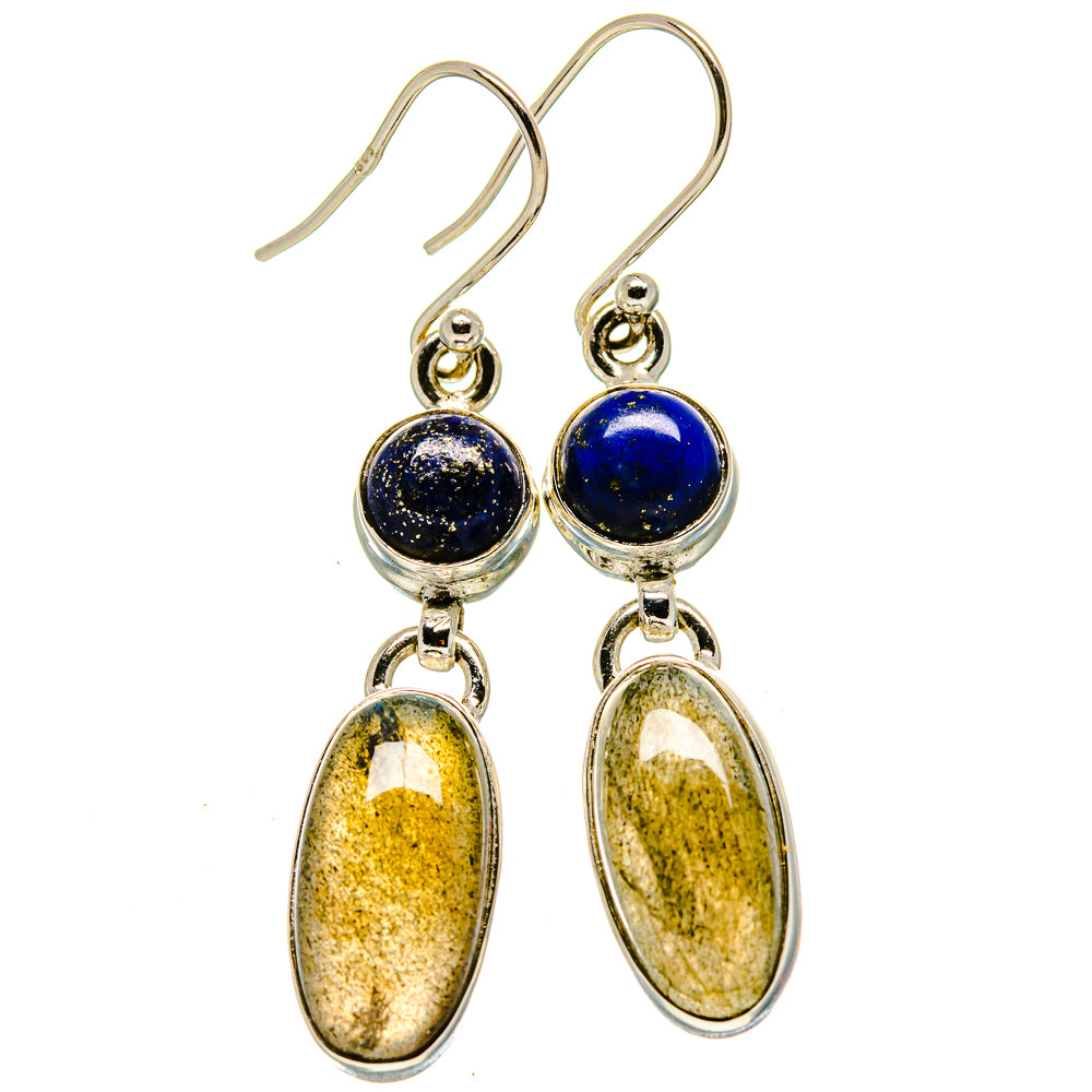 Labradorite Earrings handcrafted by Ana Silver Co - EARR414574