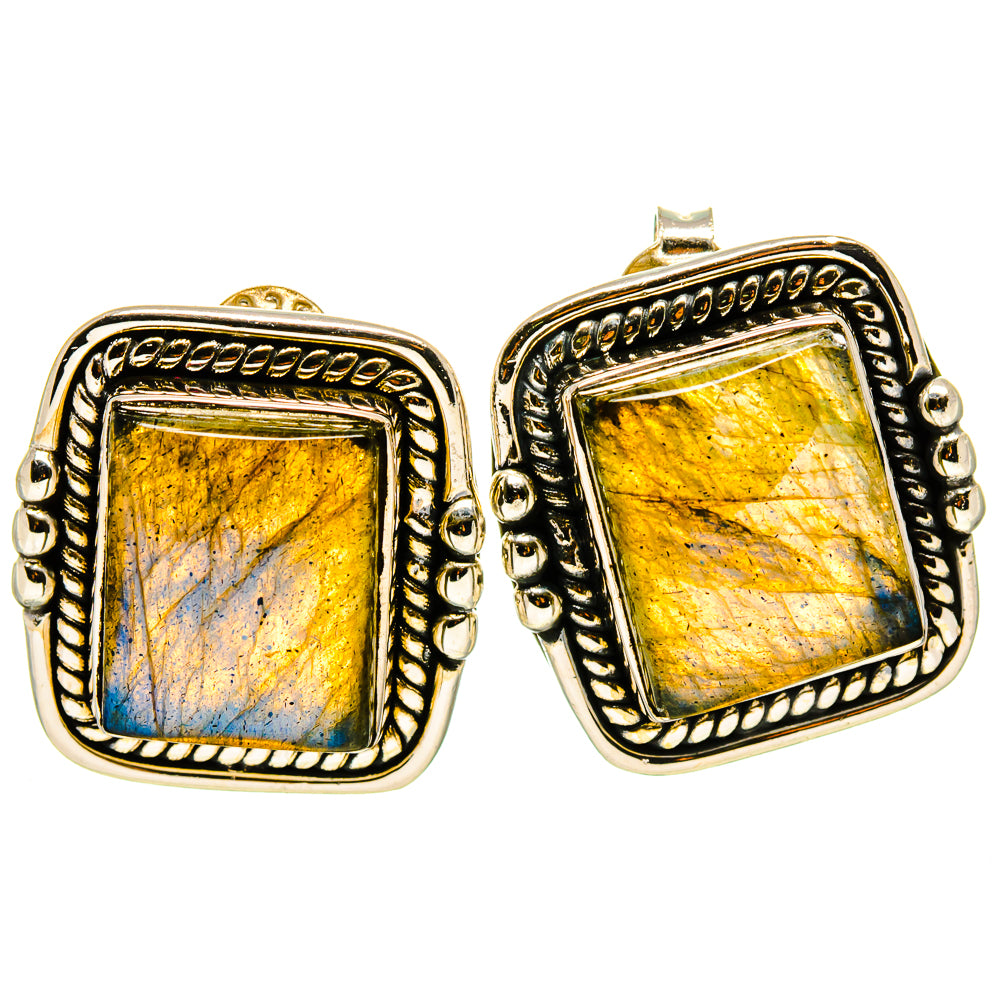 Labradorite Earrings handcrafted by Ana Silver Co - EARR414600