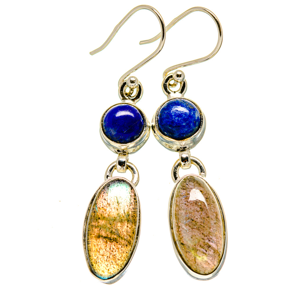 Labradorite Earrings handcrafted by Ana Silver Co - EARR414788
