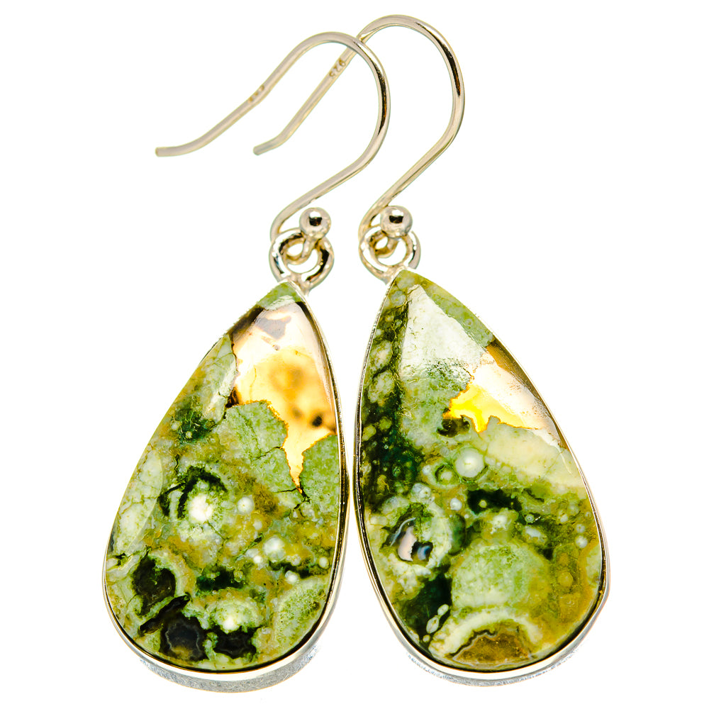 Rainforest Opal Earrings handcrafted by Ana Silver Co - EARR414812