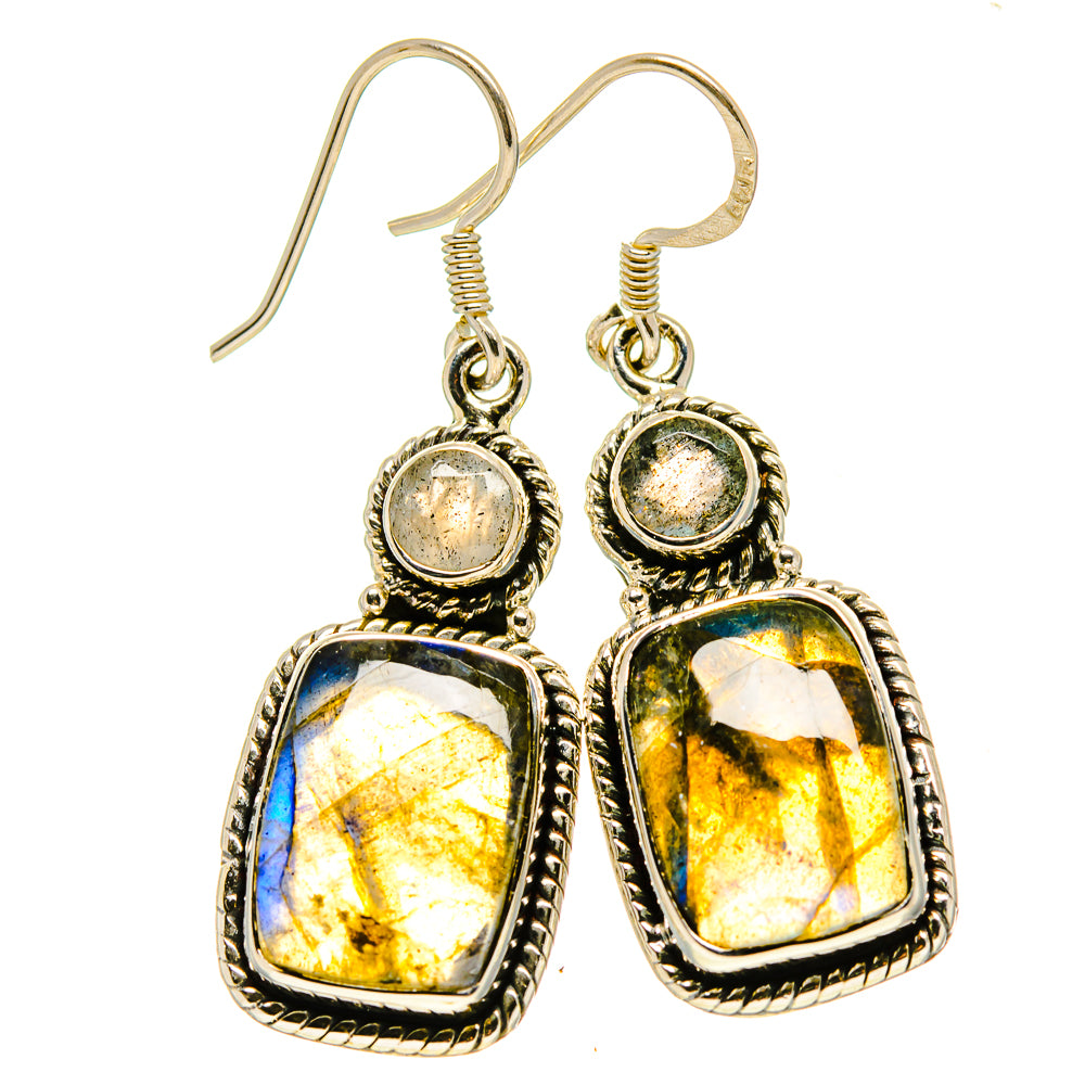 Labradorite Earrings handcrafted by Ana Silver Co - EARR414913