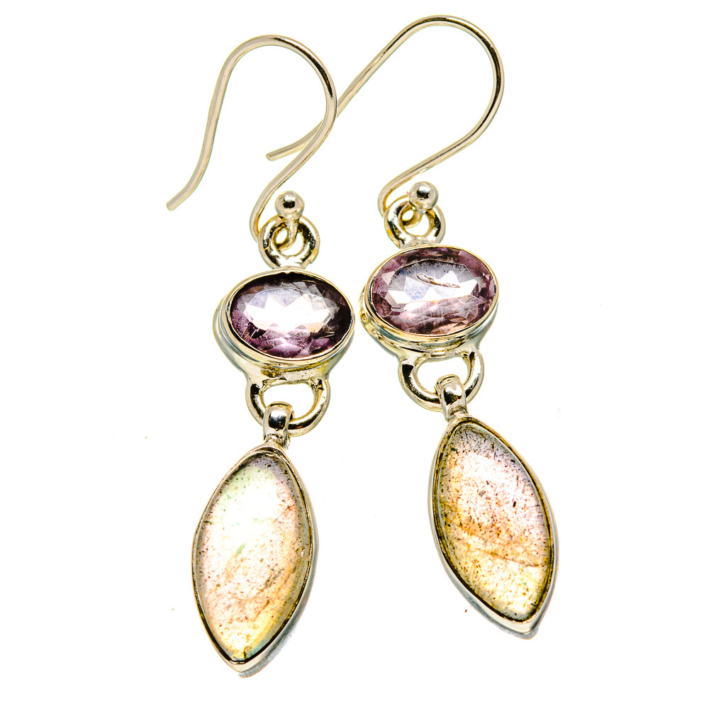 Labradorite Earrings handcrafted by Ana Silver Co - EARR414919