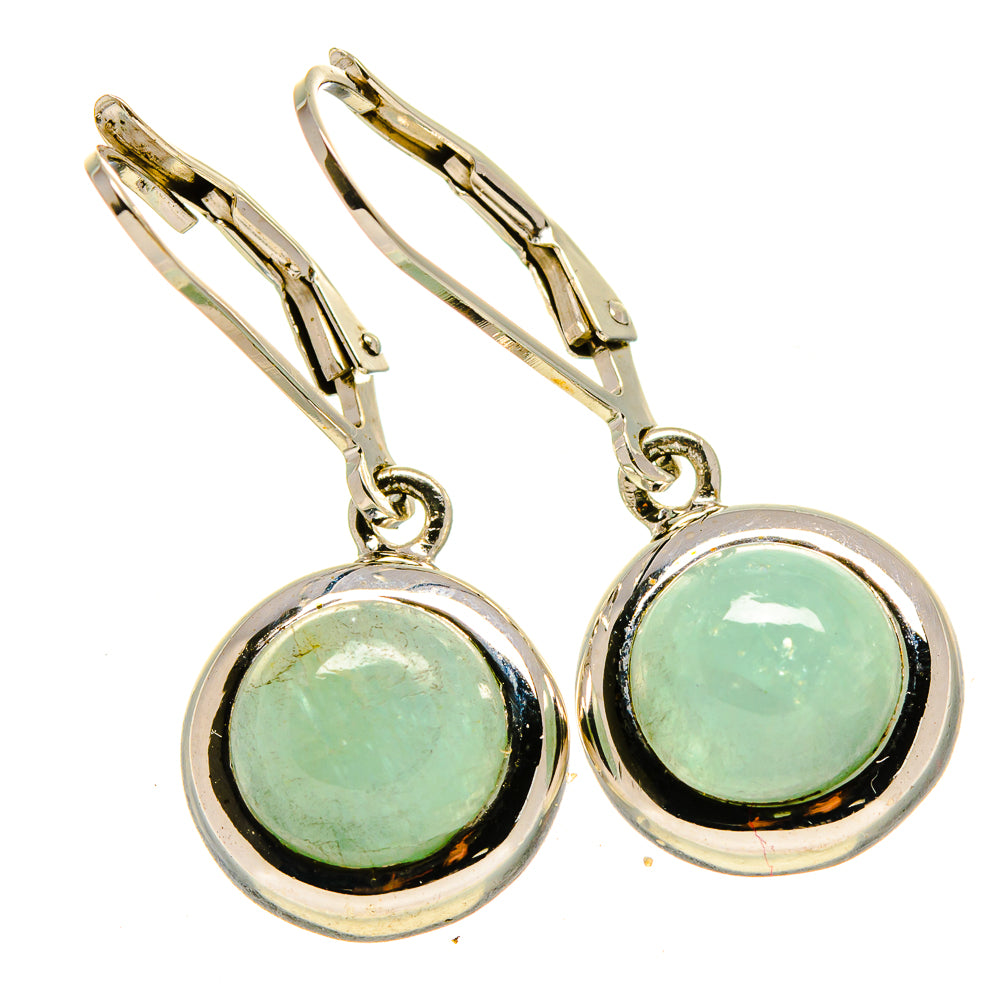 Amazonite Earrings handcrafted by Ana Silver Co - EARR414925