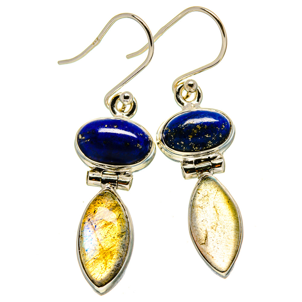 Labradorite Earrings handcrafted by Ana Silver Co - EARR414963