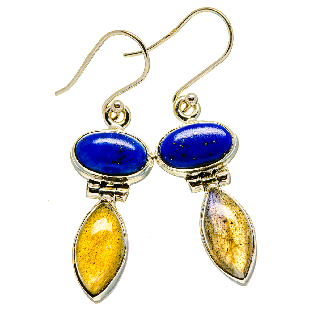 Labradorite Earrings handcrafted by Ana Silver Co - EARR415056