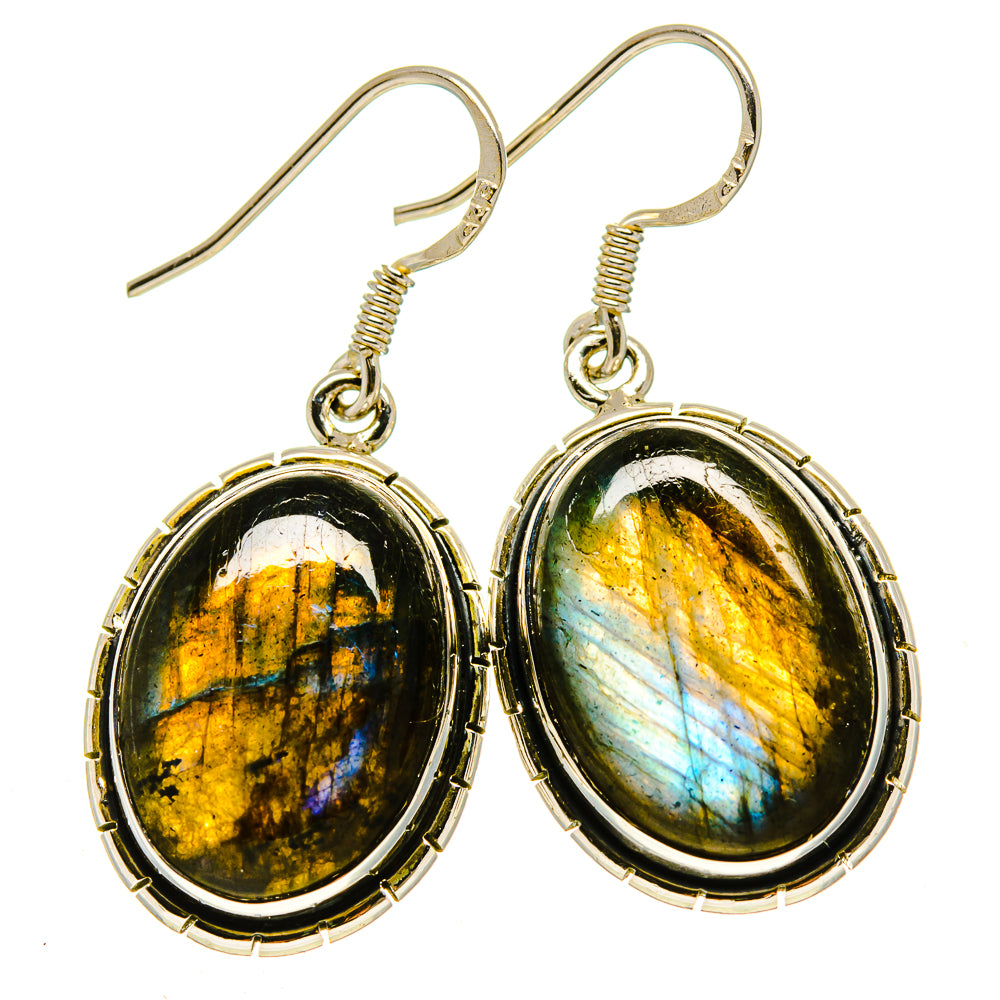 Labradorite Earrings handcrafted by Ana Silver Co - EARR415117