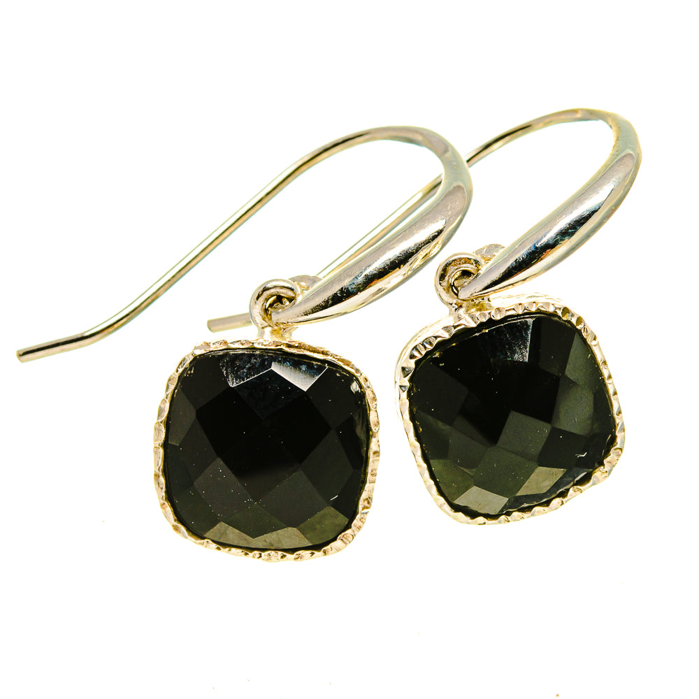 Black Onyx Earrings handcrafted by Ana Silver Co - EARR415238
