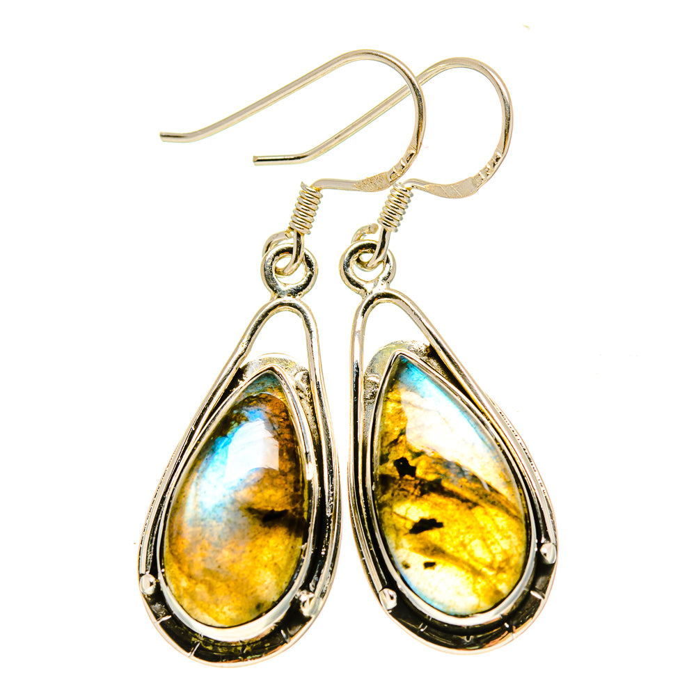 Labradorite Earrings handcrafted by Ana Silver Co - EARR415245