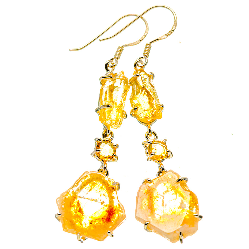 Citrine Earrings handcrafted by Ana Silver Co - EARR415246