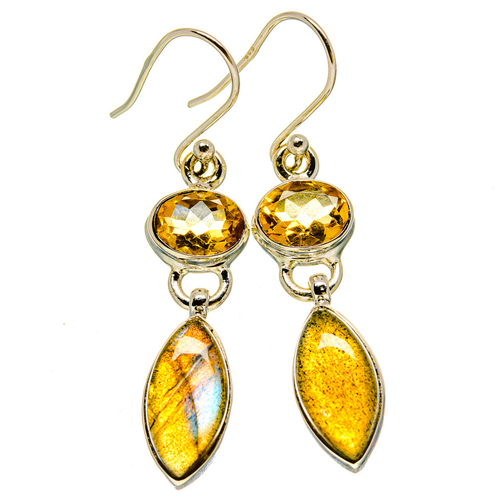 Labradorite Earrings handcrafted by Ana Silver Co - EARR415256