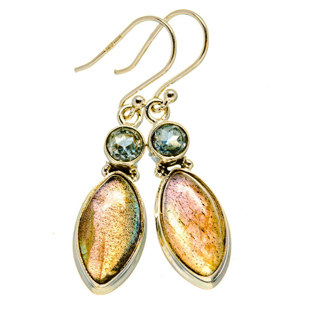 Labradorite Earrings handcrafted by Ana Silver Co - EARR415281