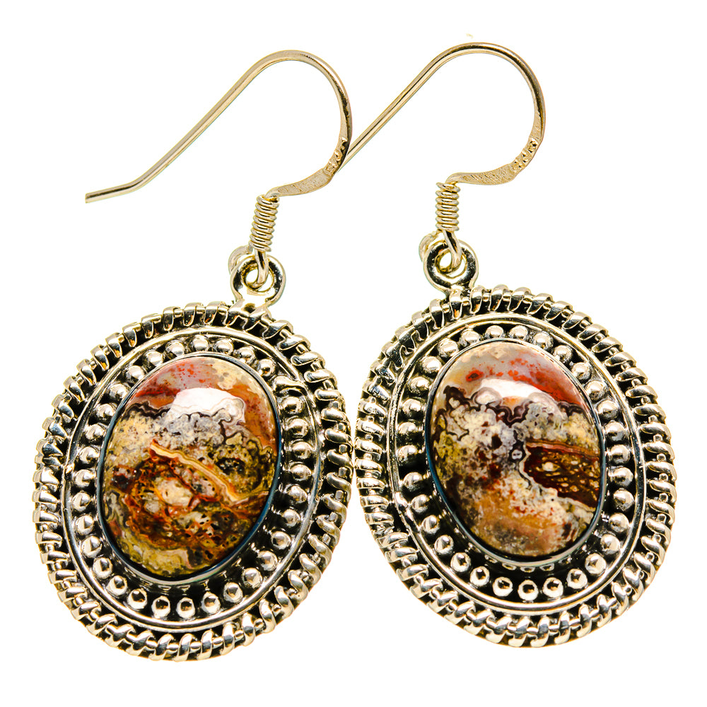 Ocean Jasper Earrings handcrafted by Ana Silver Co - EARR415325