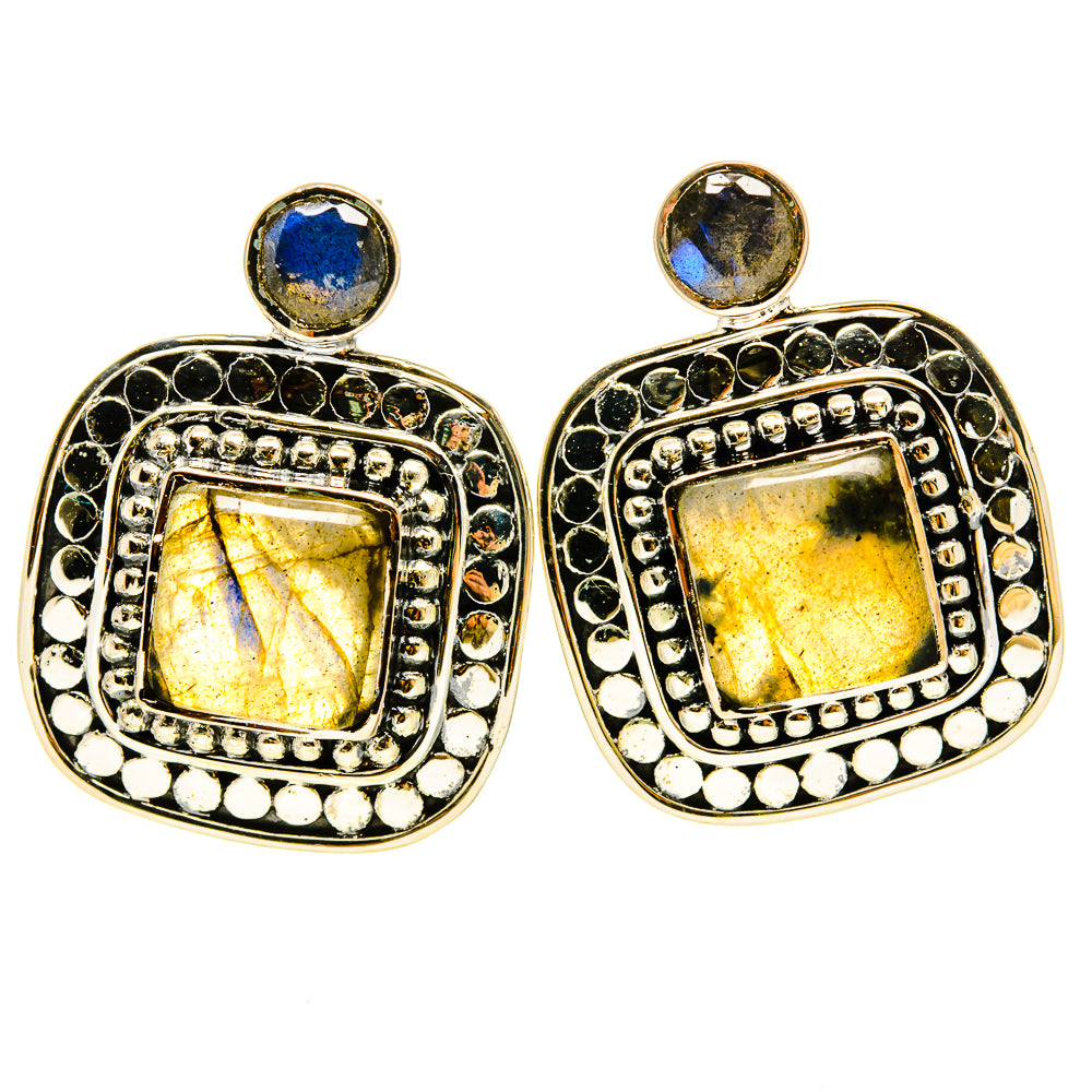 Labradorite Earrings handcrafted by Ana Silver Co - EARR415341