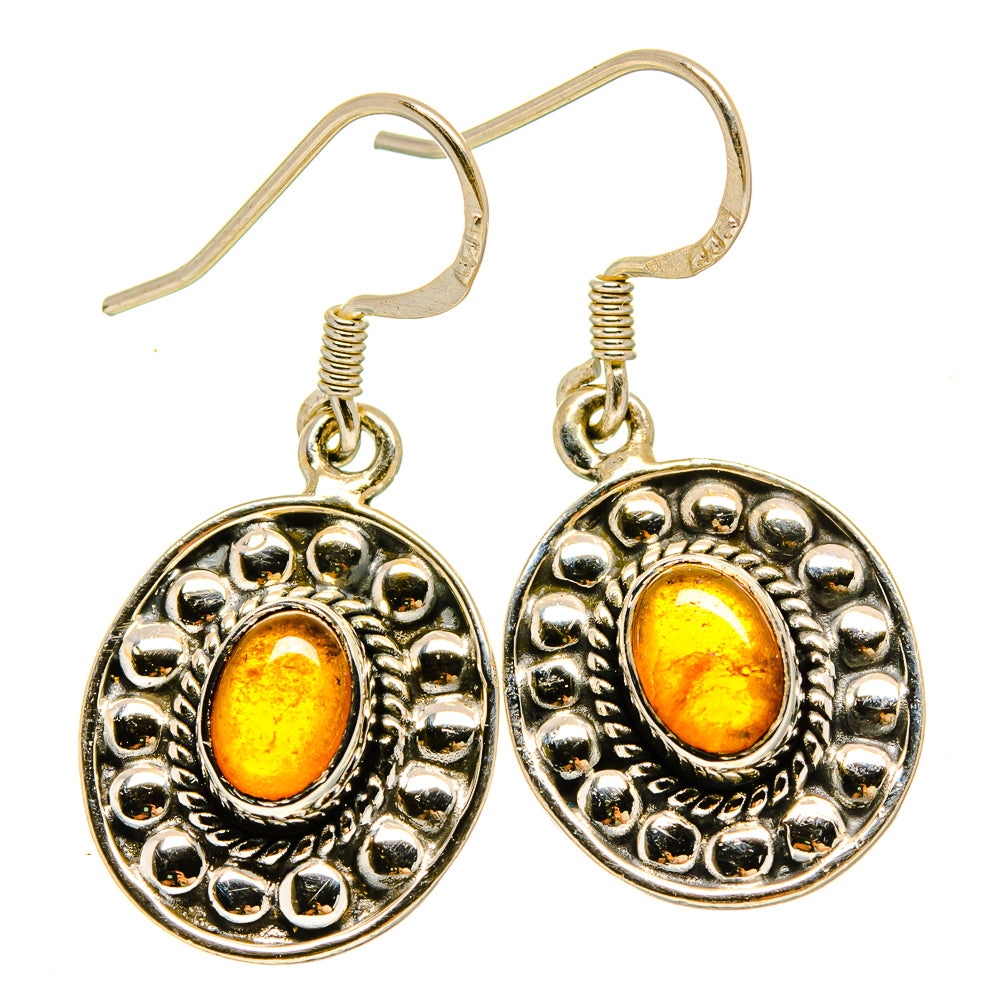 Citrine Earrings handcrafted by Ana Silver Co - EARR415431