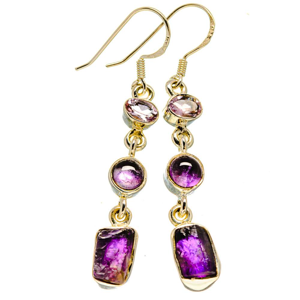 Amethyst Earrings handcrafted by Ana Silver Co - EARR415459