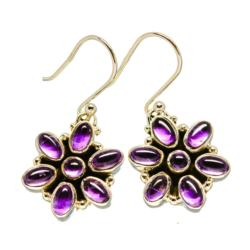 Amethyst Earrings handcrafted by Ana Silver Co - EARR415464