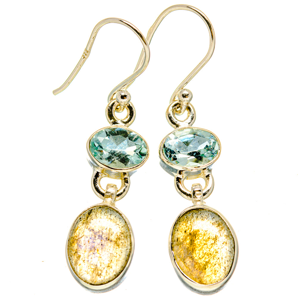 Labradorite Earrings handcrafted by Ana Silver Co - EARR415479