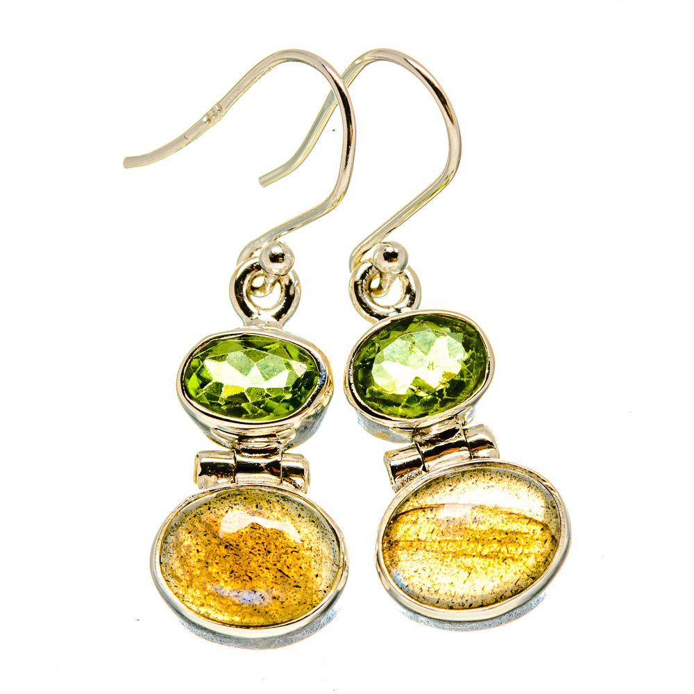 Labradorite Earrings handcrafted by Ana Silver Co - EARR415489