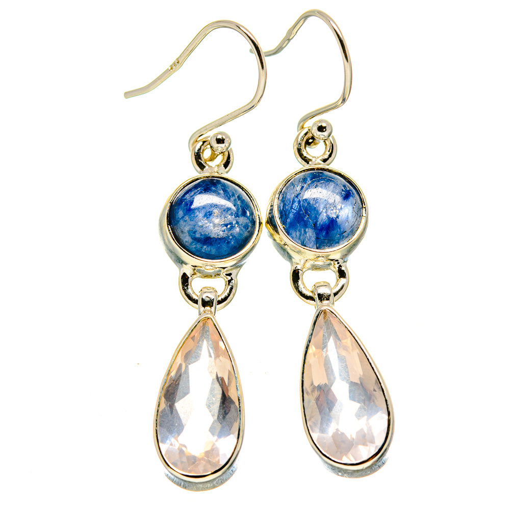 Rose Quartz Earrings handcrafted by Ana Silver Co - EARR415518
