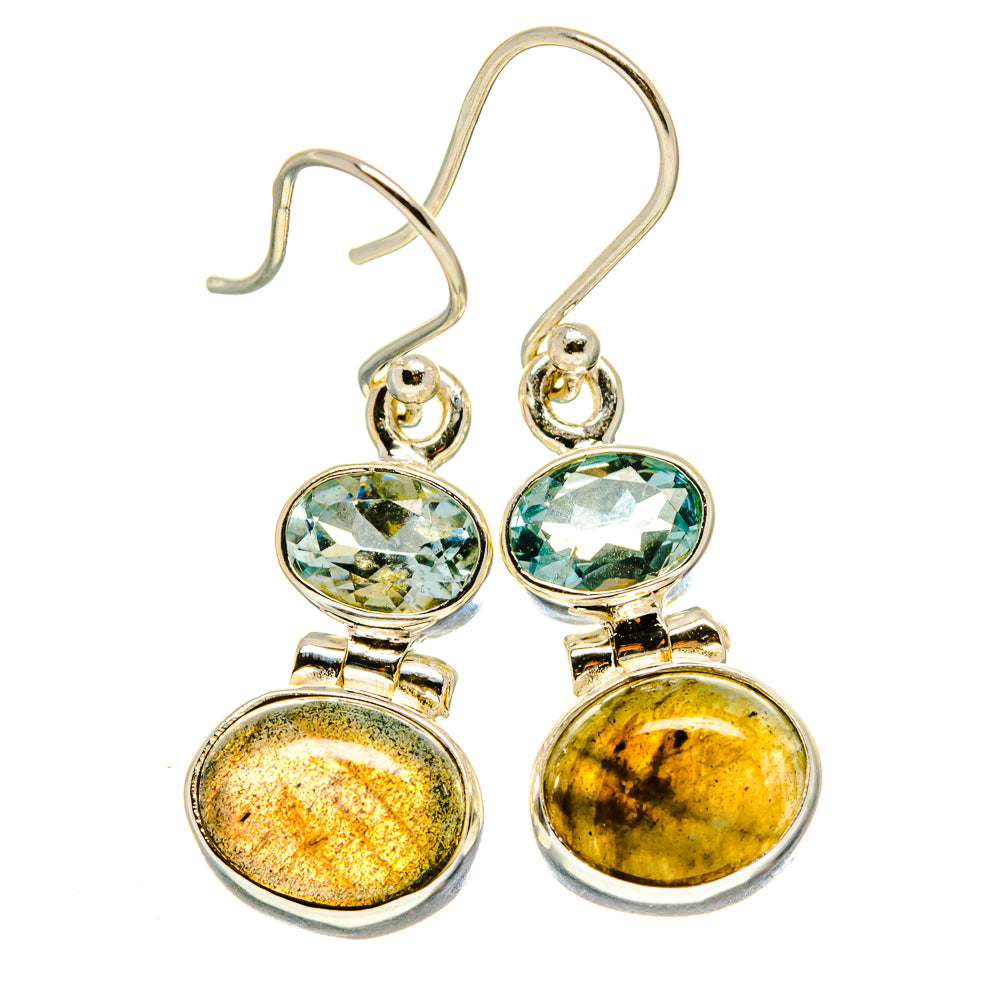 Labradorite Earrings handcrafted by Ana Silver Co - EARR415578