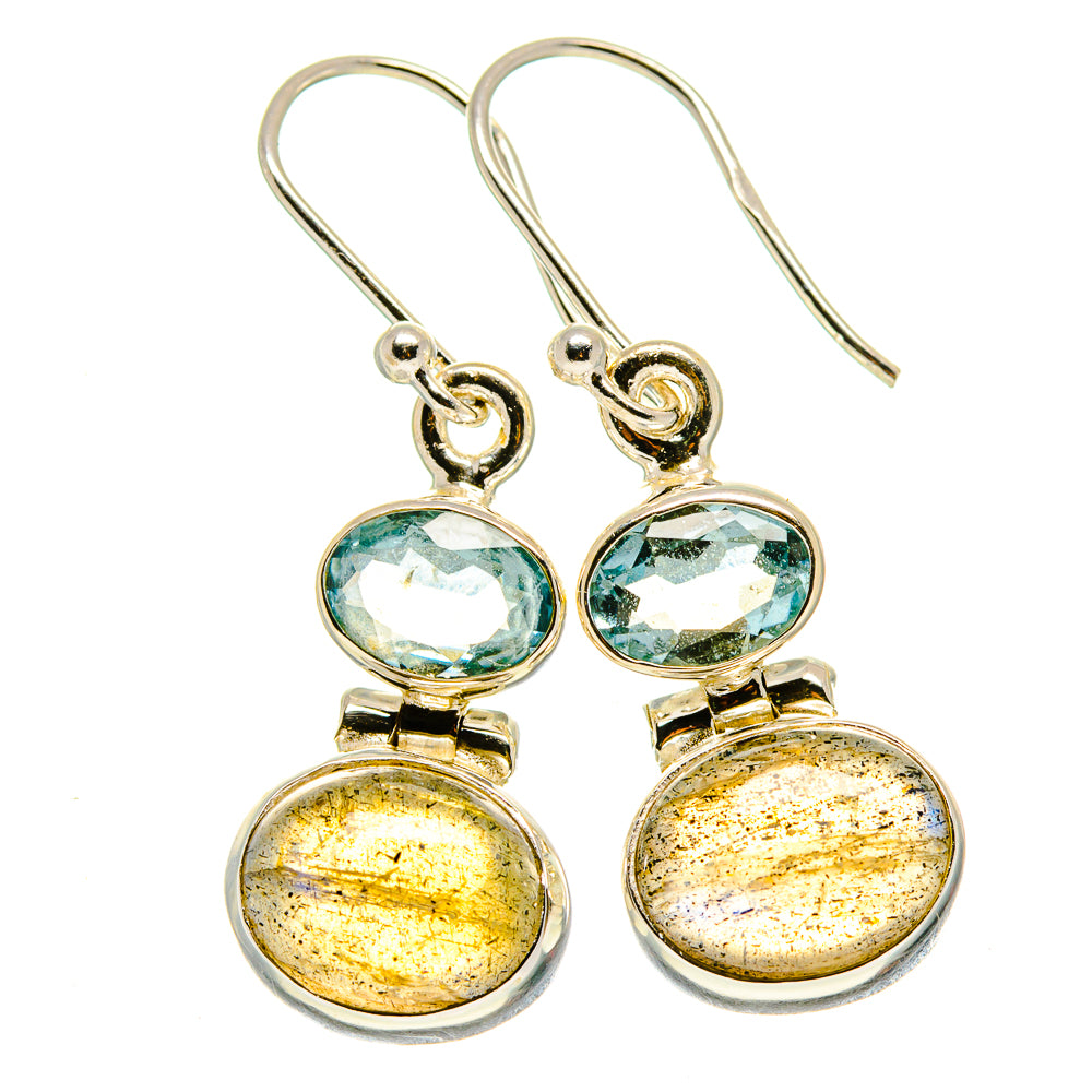 Labradorite Earrings handcrafted by Ana Silver Co - EARR415628