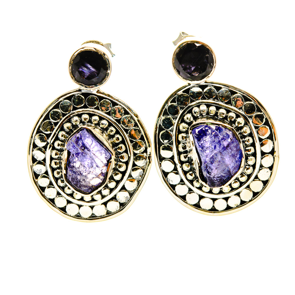 Tanzanite Earrings handcrafted by Ana Silver Co - EARR415728