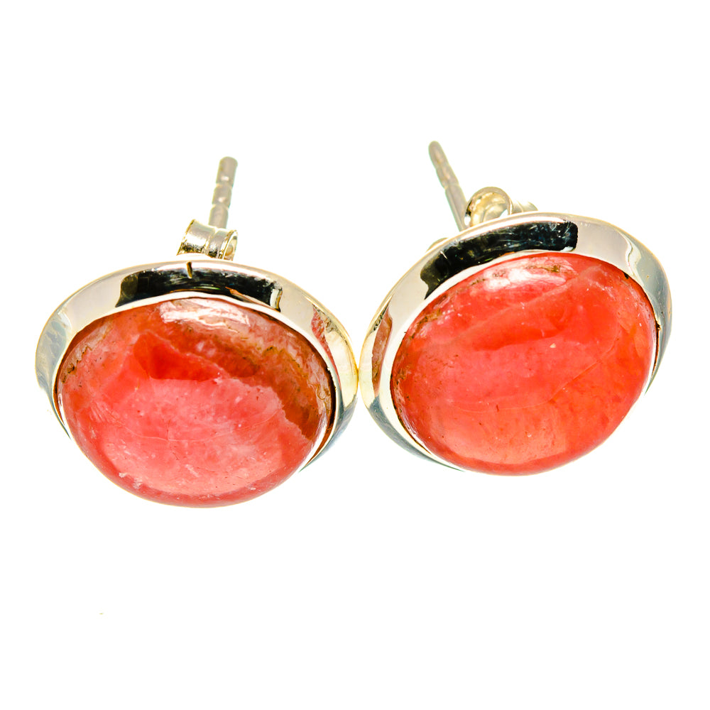Rhodochrosite Earrings handcrafted by Ana Silver Co - EARR415802