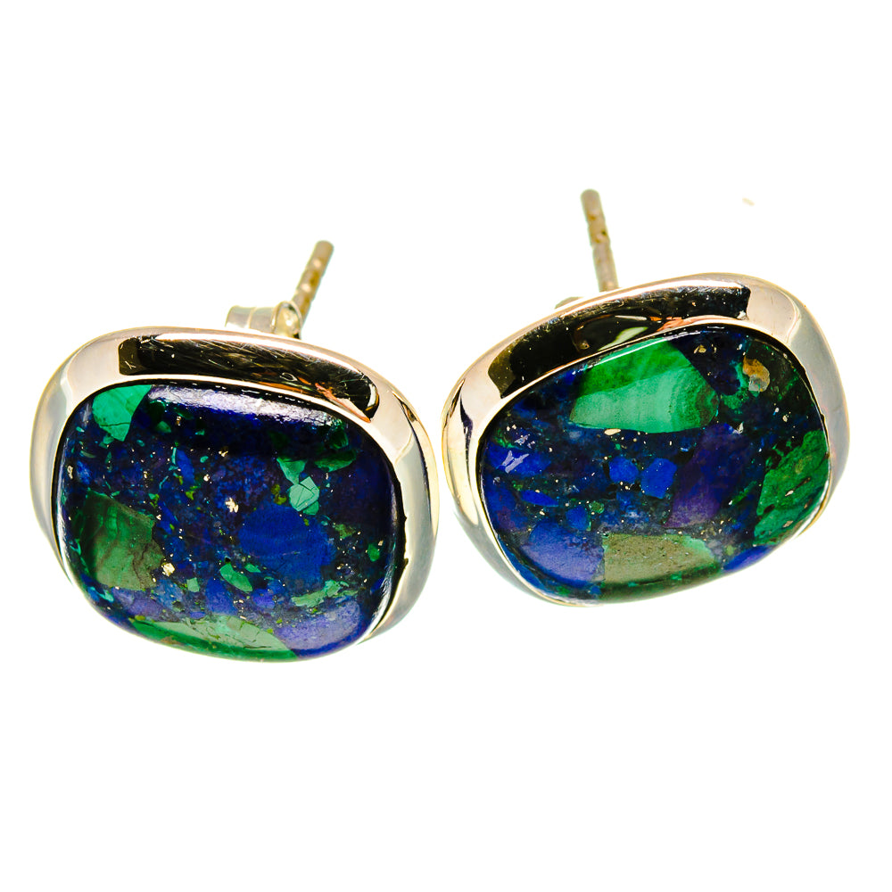 Azurite Earrings handcrafted by Ana Silver Co - EARR415809