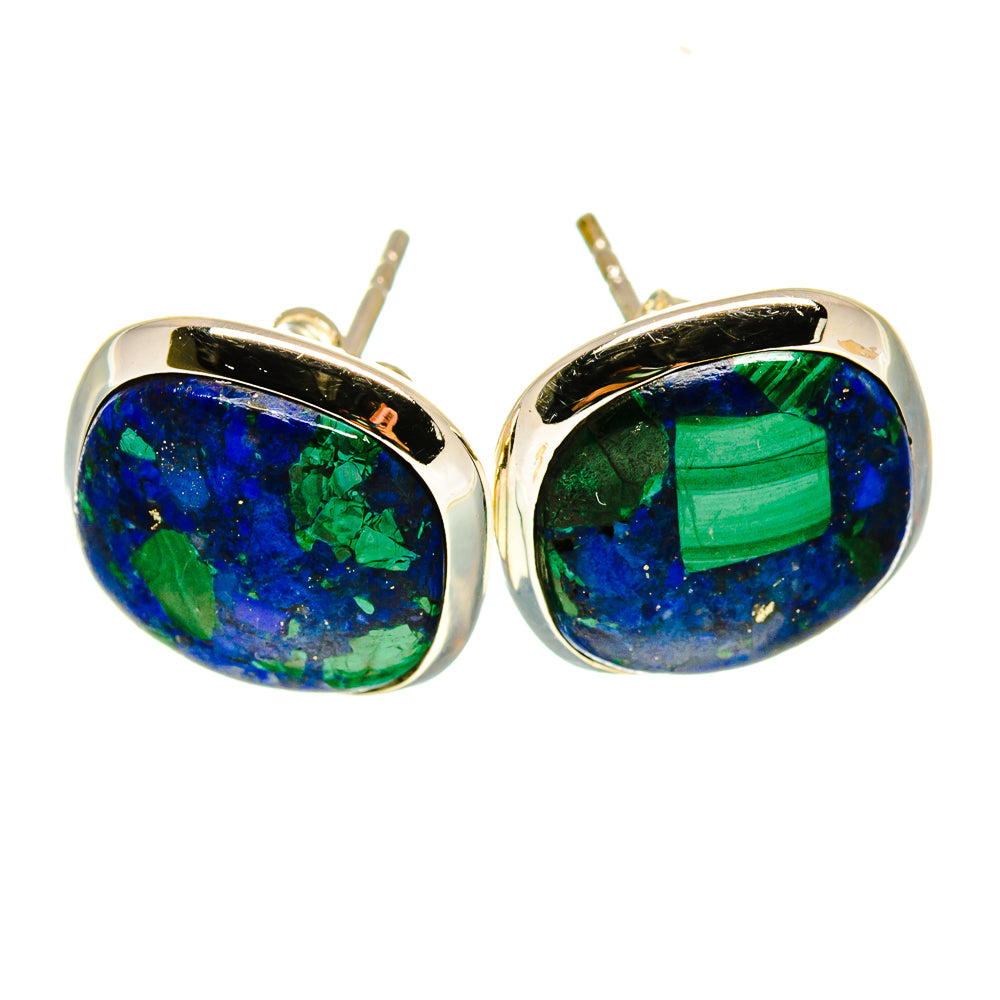 Azurite Earrings handcrafted by Ana Silver Co - EARR415872
