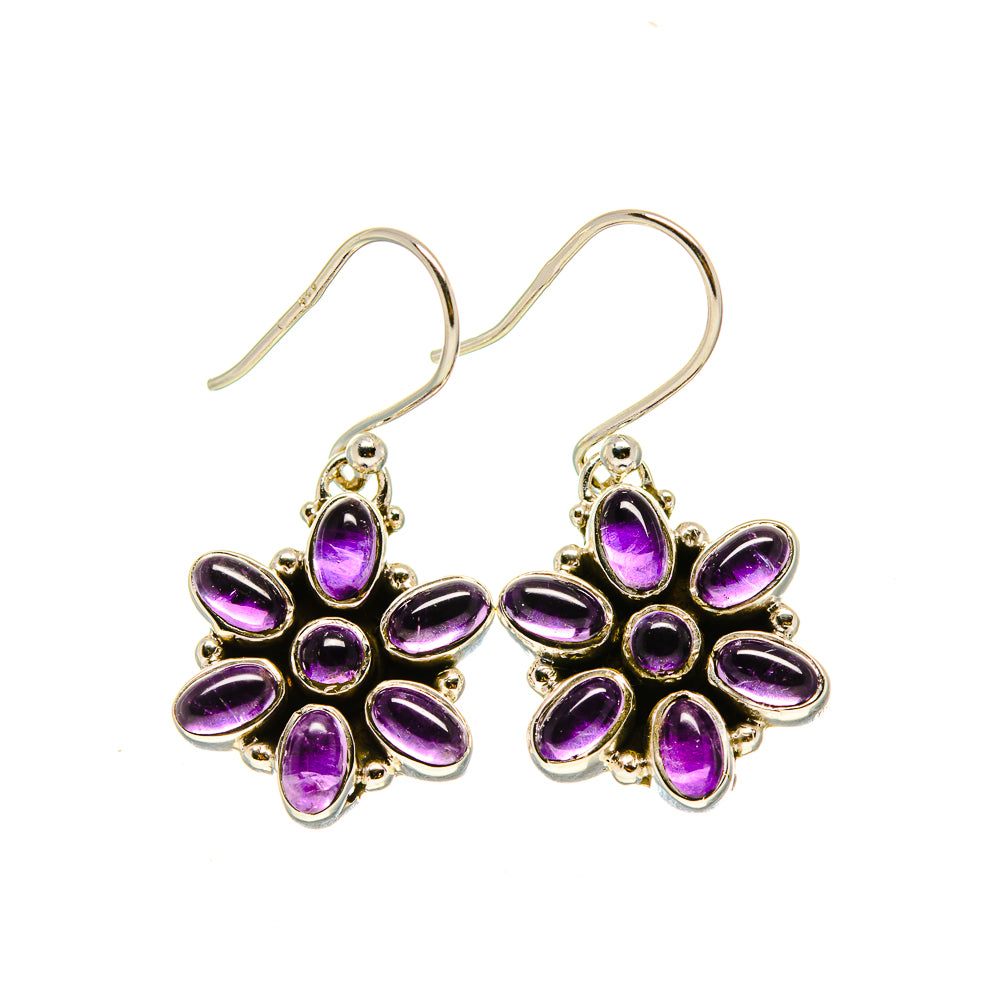Amethyst Earrings handcrafted by Ana Silver Co - EARR415946