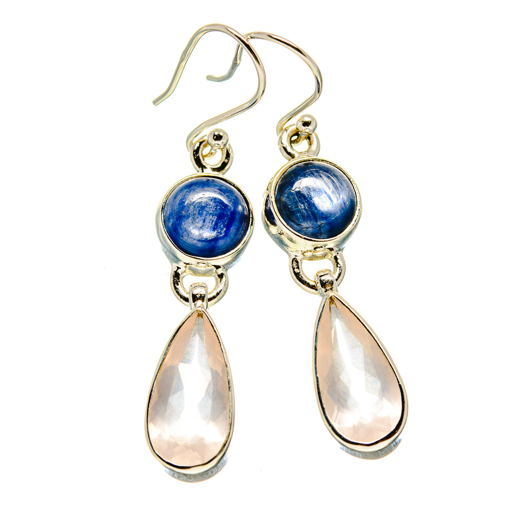 Rose Quartz Earrings handcrafted by Ana Silver Co - EARR415999