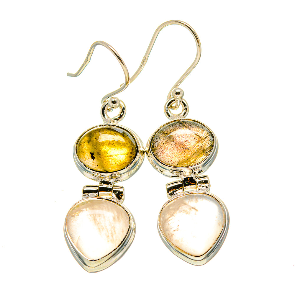 Labradorite Earrings handcrafted by Ana Silver Co - EARR416033