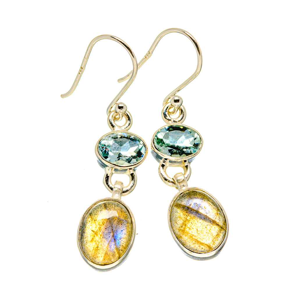 Labradorite Earrings handcrafted by Ana Silver Co - EARR416073