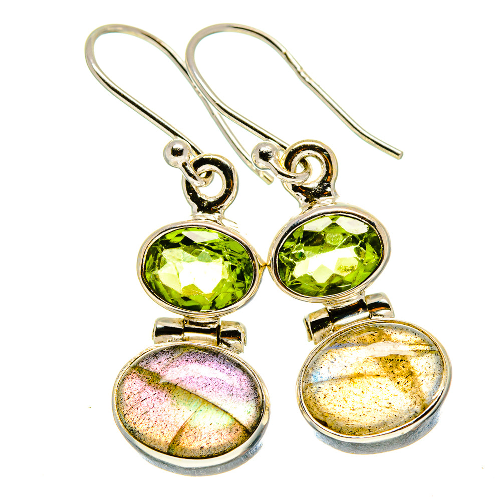 Labradorite Earrings handcrafted by Ana Silver Co - EARR416084
