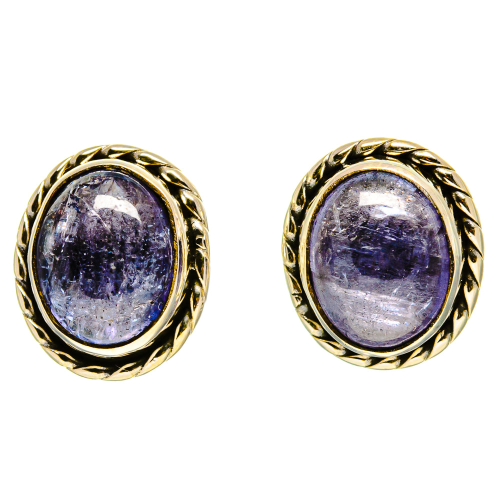 Tanzanite Earrings handcrafted by Ana Silver Co - EARR416121