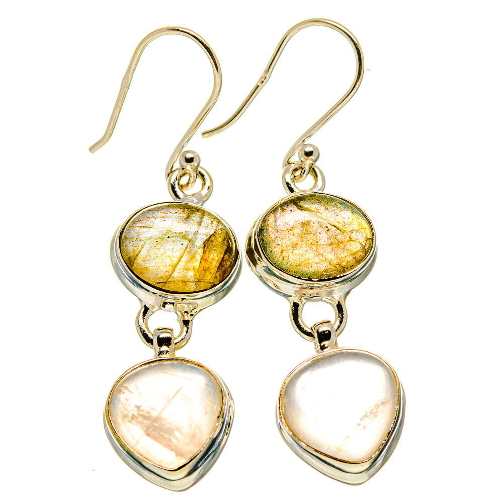 Rose Quartz Earrings handcrafted by Ana Silver Co - EARR416266