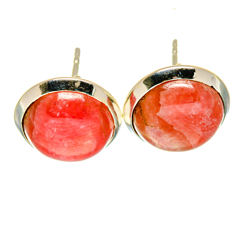 Rhodochrosite Earrings handcrafted by Ana Silver Co - EARR416290