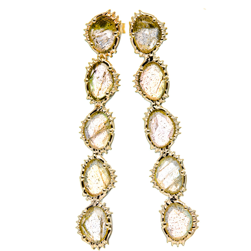 Labradorite Earrings handcrafted by Ana Silver Co - EARR416472