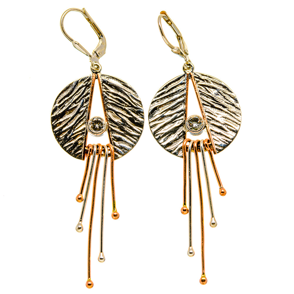 White Quartz Earrings handcrafted by Ana Silver Co - EARR416489