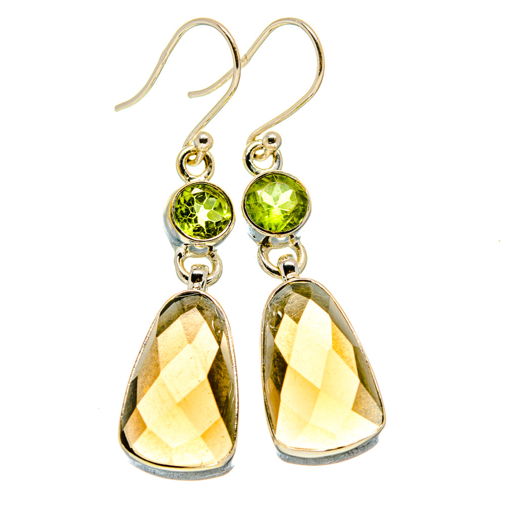 Smoky Quartz Earrings handcrafted by Ana Silver Co - EARR416519