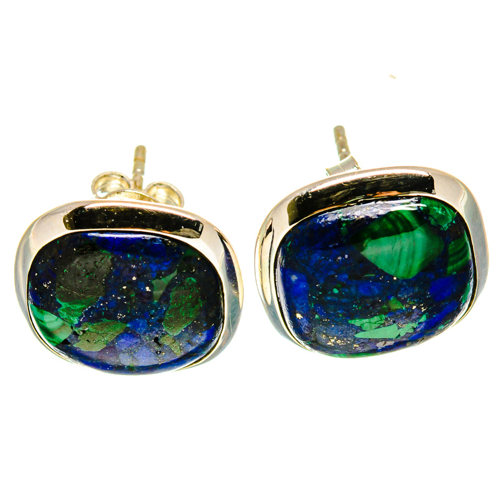Azurite Earrings handcrafted by Ana Silver Co - EARR416540
