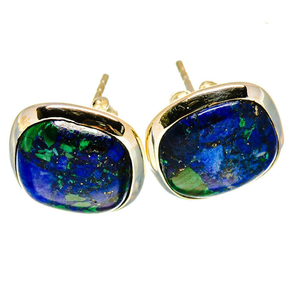 Azurite Earrings handcrafted by Ana Silver Co - EARR416556