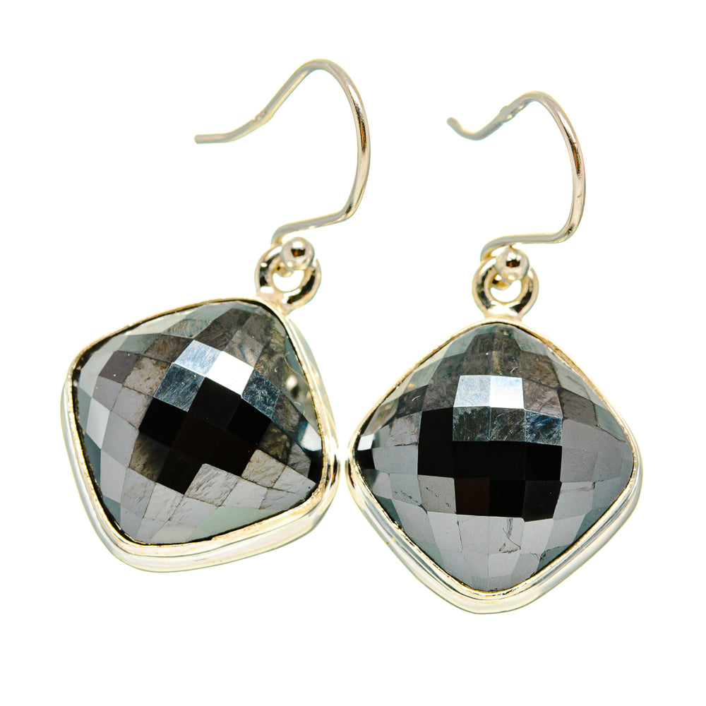 Hematite Earrings handcrafted by Ana Silver Co - EARR416564