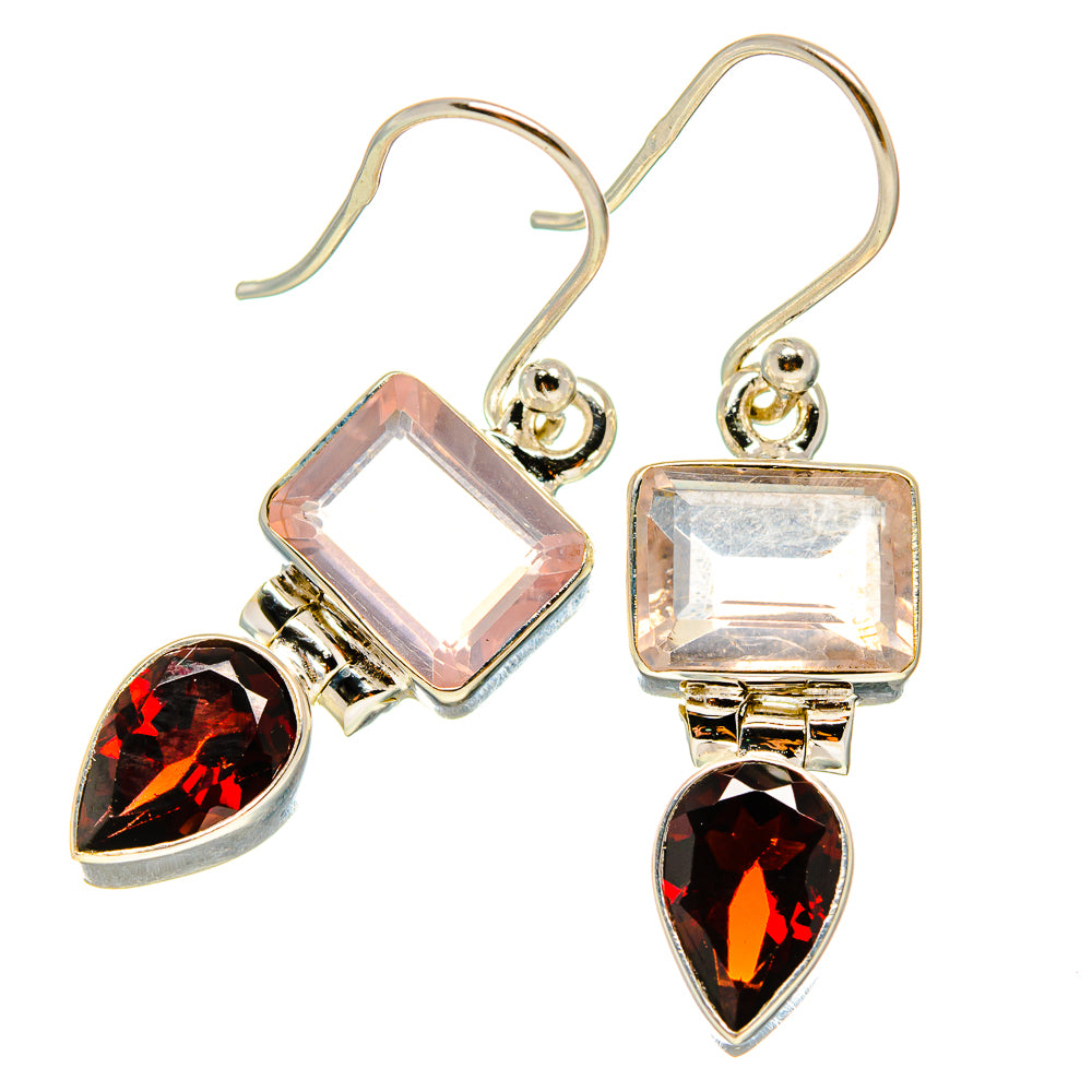 Garnet Earrings handcrafted by Ana Silver Co - EARR416581