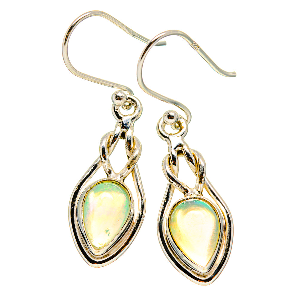 Ethiopian Opal Earrings handcrafted by Ana Silver Co - EARR416660