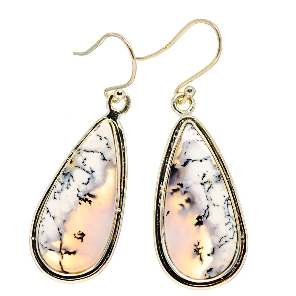 Dendritic Opal Earrings handcrafted by Ana Silver Co - EARR416703