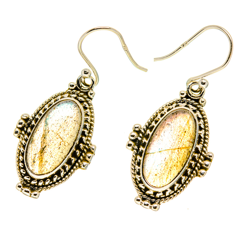 Labradorite Earrings handcrafted by Ana Silver Co - EARR416755