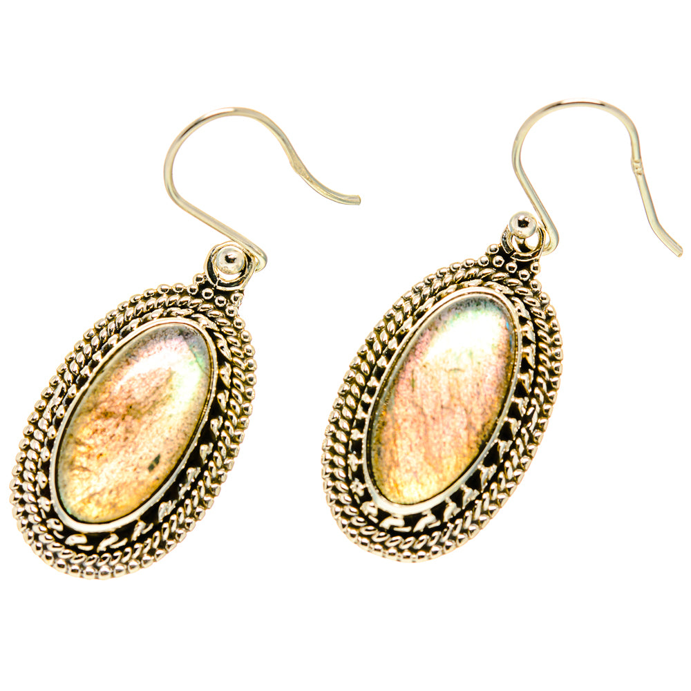Labradorite Earrings handcrafted by Ana Silver Co - EARR416767